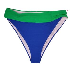 TEREZ Women's Color Block Bikini Bottoms Large NWT